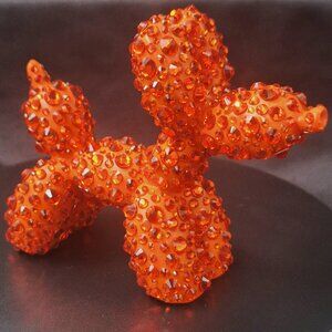 Bedazzled Balloon Dog Statuette